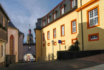 Scenic view of castle of Hachenburg, Rheinland-Pfalz, Germany