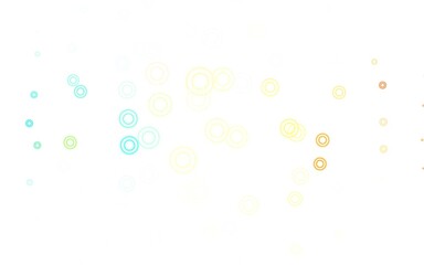 Light Multicolor vector layout with circle shapes.