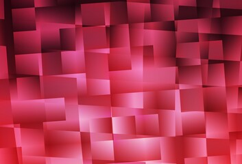 Light Pink vector pattern in square style.