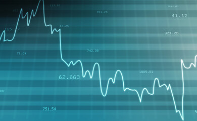 Futuristic raise arrow chart digital transformation abstract technology background. Big data and business growth currency stock and investment economy