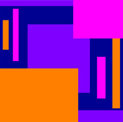 abstract pattern with multi-colored rectangles, fashionable, bright, can be used as a banner, template for cover, fabric, Wallpaper