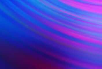 Light Pink, Blue vector blurred and colored pattern.