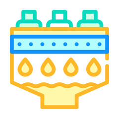 filtration machine color icon vector symbol illustration