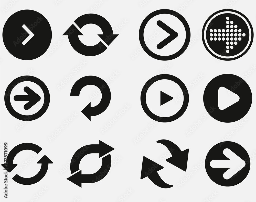 Poster arrows big black set icons. arrow icon. arrow vector collection. arrow. cursor. modern simple arrows