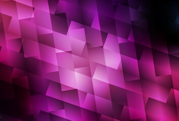 Obraz premium Dark Purple, Pink vector background in polygonal style.