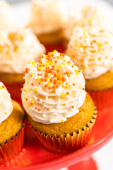 Pumpkin spice cupcake