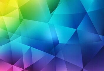 Obraz premium Light Multicolor vector polygonal template.