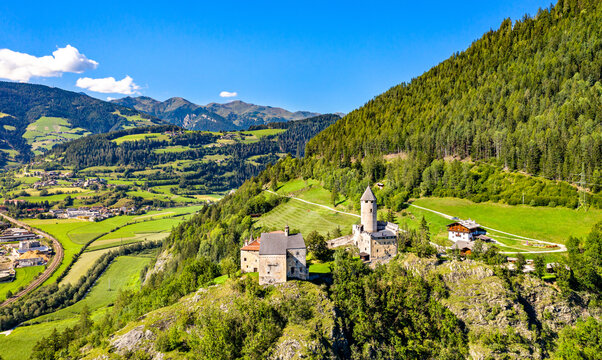 Sprechenstein Castle in South Tyrol, Italy