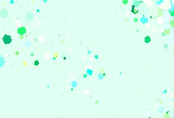 Light Blue, Green vector texture with abstract forms.