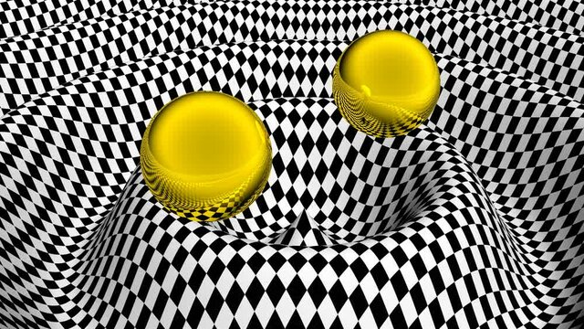 Gravitational Wave Physics Background Able To Loop Seamless 4k