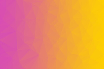 Violet To Yellow Abstract Low Poly Geometric Gradient Polygonal Background With Square Box Vector Illustration