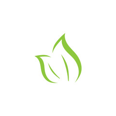 Leaf Mint Logo Template vector symbol