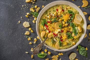 Corn cream soup