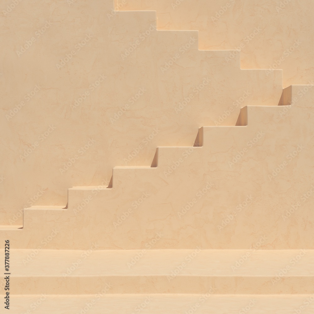 Poster abstract background, mock up scene with podium geometry shape for product display. 3d rendering