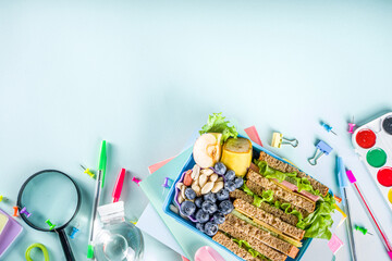 Healthy school lunchbox