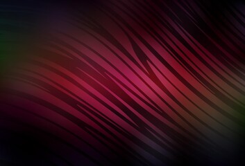 Dark Red, Yellow vector texture with wry lines.