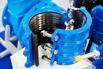 Two piece repair sleeves for water supply systems