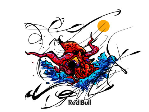 Ski Bull Red Bull