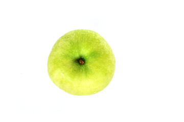 green apple isolated on white