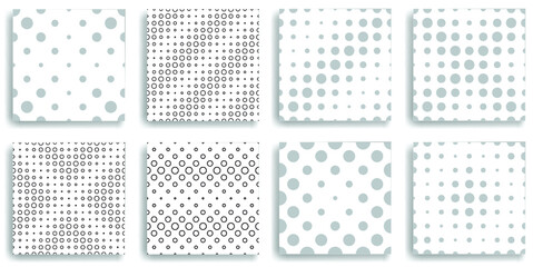 Abstract Brochures. Dots Background. Vector