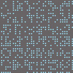 Abstract Color Halftone Dots generative art background illustration