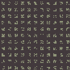 Abstract Color Halftone Dots generative art background illustration