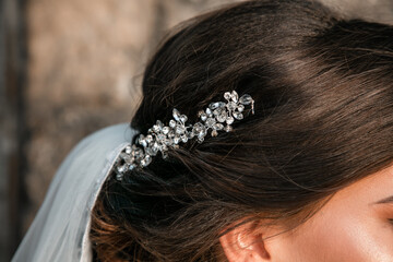 Details of the groom and bride on the day of their wedding © Thomas
