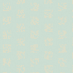 Abstract Color Halftone Dots generative art background illustration