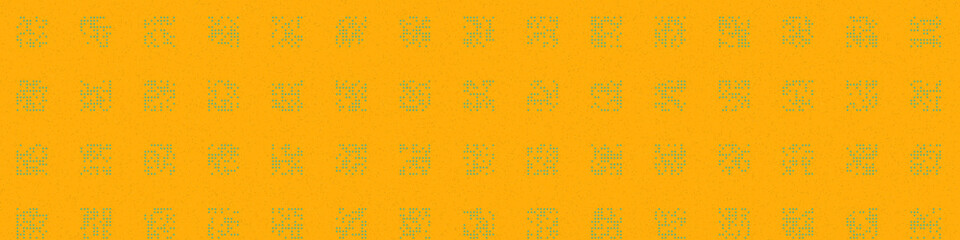 Abstract Color Halftone Dots generative art background illustration