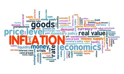 Inflation word cloud