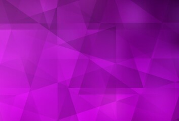 Obraz premium Light Purple vector polygonal pattern.