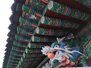 korean traditional temple