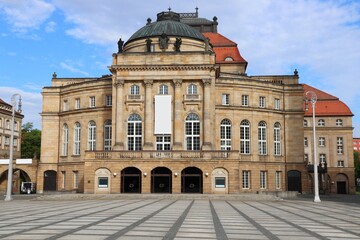 Landmark in Chemnitz, Germany