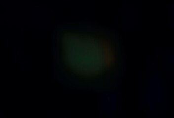 Dark Green vector blurred shine abstract template.