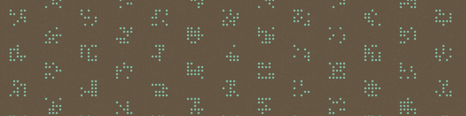 Abstract Color Halftone Dots generative art background illustration