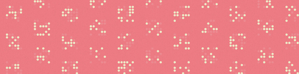 Abstract Color Halftone Dots generative art background illustration