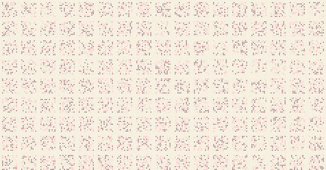 Abstract Color Halftone Dots generative art background illustration