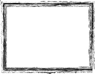 Grunge border frame vector