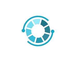 Fototapeta premium Tech logo 