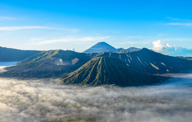 beautiful landscape of Bromo volcano in Indonesia © sweetriver