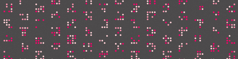 Abstract Color Halftone Dots generative art background illustration