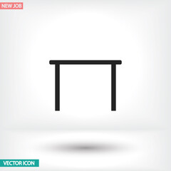 Tableicon vector icon , lorem ipsum Flat design