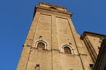 historical buildings in vasto city in abruzzo region of itlaly