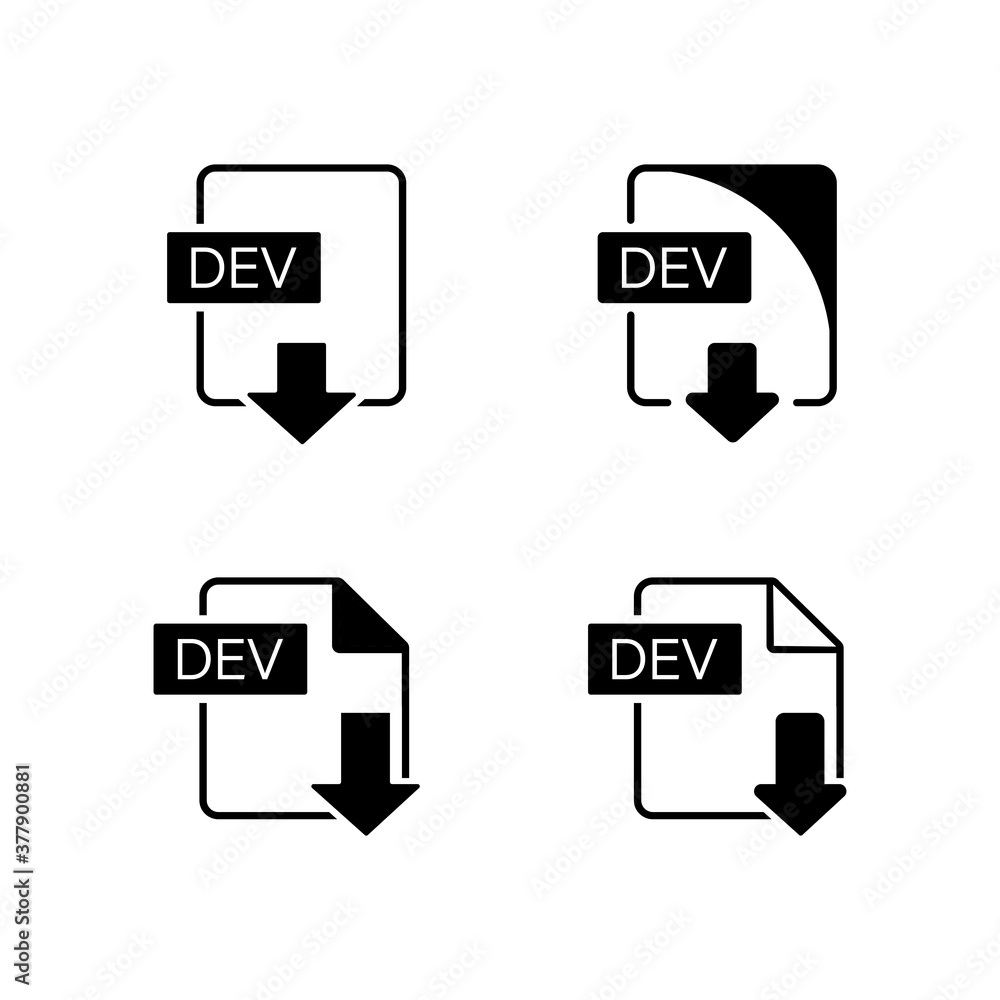 Poster document icon. file sign. programming code. vector on isolated white background. eps 10