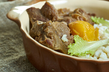 Congolese mutton stew