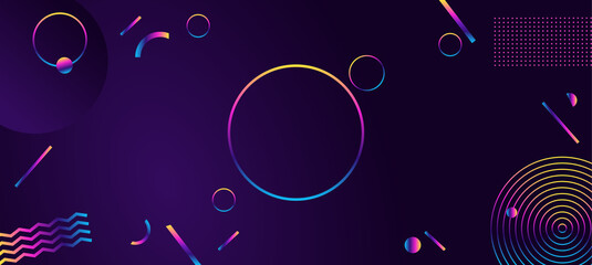 Abstract geometric ultraviolet background. Modern futuristic style.