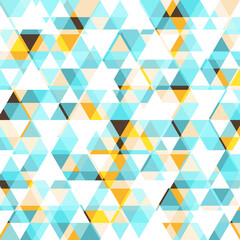 Abstract blue and yellow geometric vector background