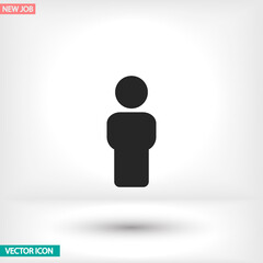 Vector people icon design 10 eps illustration man icon