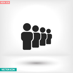 Vector people icon design 10 eps illustration man icon