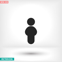 Vector people icon design 10 eps illustration man icon